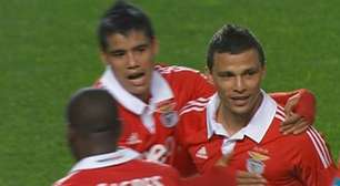 Com hat-trick de brasileiro Benfica goleia Rio Ave por 6 a 1