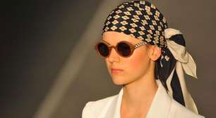 Óculos de sol sustentável é destaque em desfile do Fashion Rio