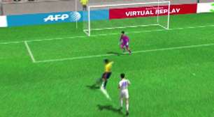 3D: Veja o gol do atacante Jô contra o Japão