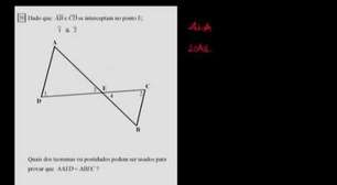 Triângulos Congruentes e Semelhantes - parte 2