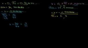 Convertendo decimais repetidos em frações - 2