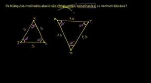 Triângulos congruentes e semelhantes