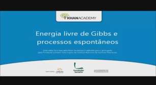 Energia livre de Gibbs e processos espontâneos