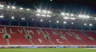 Olympiacos é campeão grego com estádio vazio e gol irregular