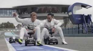 F1: Mercedes ameniza briga de Rosberg e Hamilton com vídeo
