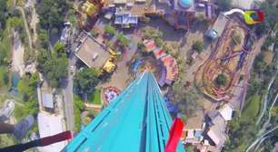 Caia de uma torre de 102 metros no Busch Gardens com o Terra