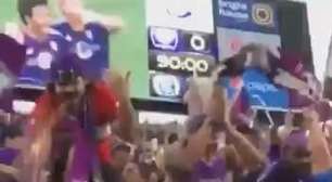 Kaká celebra gol em estreia no futebol dos Estados Unidos