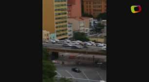 SP: taxistas fazem buzinaço e carreata após morte de colega