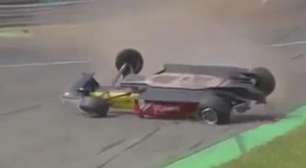 Piloto com "sangue brasileiro" capota carro na Fórmula 3