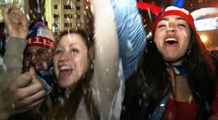 Cerveja, escalada de mastros e Ivete Sangalo: a festa chilena!