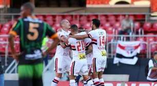 Pensando na Libertadores, São Paulo derrota o América-MG no Morumbi