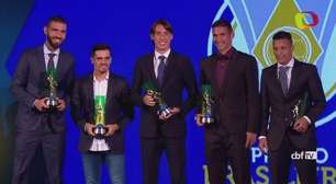 CBF premia em festa os melhores jogadores do Brasileirão