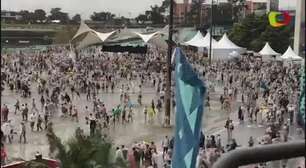 Lolla é reaberto e público sai em disparada para o palco