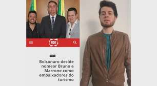 Bolsonaro decide nomear Bruno e Marrone como embaixadores do turismo