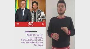 Após STF reter passaporte, Ronaldinho Gaúcho vira embaixador do Turismo