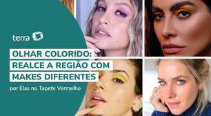 Olhar colorido: realce a região com makes diferentes