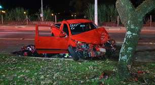 Motorista morre após colidir contra árvore na Avenida Tancredo Neves