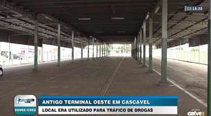 Tapumes são retirados do antigo terminal Oeste em Cascavel