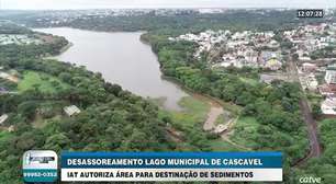 Área destinada para receber sedimentos do desassoreamento do Lago Municipal de Cascavel é aprovada
