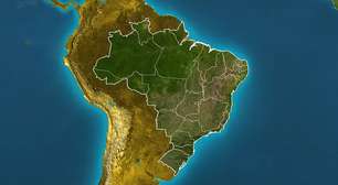 Previsão Brasil - Temporais continuam sobre litoral da BA e Norte do BR