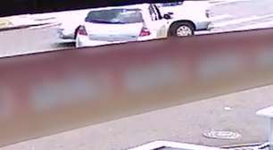 Vídeo mostra grave acidente entre carros em Cascavel