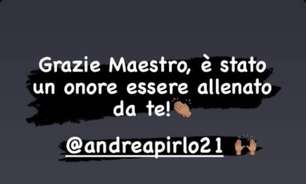 Cristiano Ronaldo se despede de Pirlo, fora da Juve: "Obrigado, mestre"