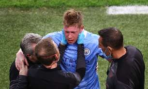De Bruyne tem fraturas no rosto após choque na final