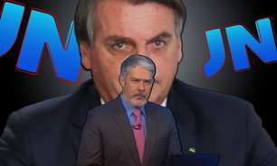 Afiado, Bonner reage a deboche de Bolsonaro e o contesta