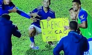 Jogadores do Cruzeiro zoam dono do Retrô-PE que cantou vitória antes do jogo; cartola reagiu à provocação