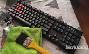 Como limpar um teclado mecânico