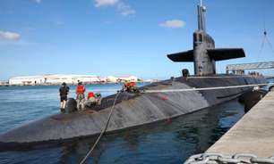 A rara aparição de um poderoso submarino nuclear dos EUA no Pacífico