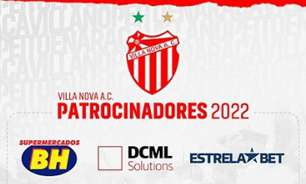 Villa Nova chega forte para 2022 com renovações de patrocínios e a chegada de novos parceiros ao clube
