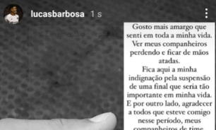 Desfalque na final, Lucas Barbosa fala sobre derrota do Santos para Palmeiras: "Gosto amargo"