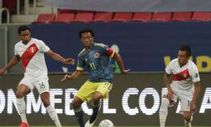 Colômbia x Peru: onde assistir, horário e escalações do jogo pelas Eliminatórias da Copa do Mundo