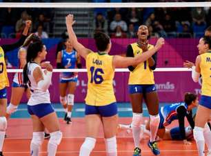 Brasil passa pelos EUA e está na semifinal do Pan no vôlei feminino