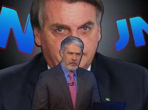 Afiado, Bonner reage a deboche de Bolsonaro e o contesta