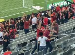 Torcedores do Athletico são flagrados em gestos racistas durante final da Copa do Brasil; assista ao vídeo