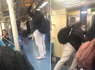 Enfermeira expulsa passageiro sem máscara de metrô; assista