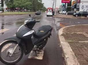 Motociclista fica ferida em acidente de trânsito no Bairro São Cristóvão