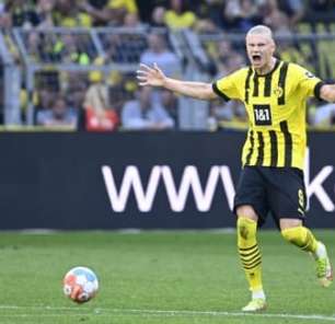 Haaland se despede com gol e Borussia Dortmund vence o Hertha Berlin no encerramento do Alemão