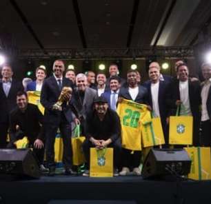 VÍDEO: Veja como foi a festa da CBF em homenagem aos pentacampeões com a Seleção Brasileira