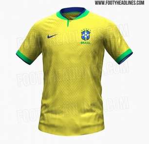 Site vaza suposta nova camisa da Seleção Brasileira para a Copa