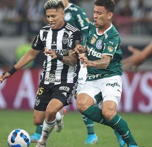 Palmeiras segue invicto e busca empate no fim com o Atlético-MG nas quartas de final da Libertadores