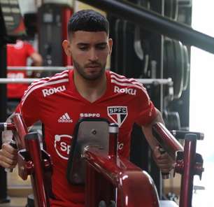 Jandrei volta a trabalhar no campo, mas não será relacionado pelo São Paulo para enfrentar Flamengo