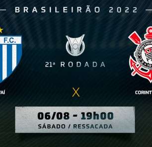 Avaí x Corinthians: prováveis escalações, desfalques e onde assistir ao duelo pelo Brasileirão