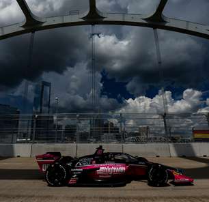 Indy atrasa largada do GP de Nashville por conta de chuva e alerta de raios