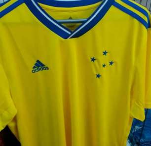 Imagem de nova camisa amarela do Cruzeiro vaza; uniforme será lançado nesta quinta