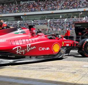 Leclerc lidera dobradinha da Ferrari no TL1 da F1 na Espanha