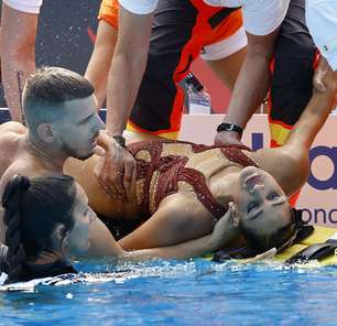Nadadora salva em piscina fala sobre desmaio: ''Tudo ficou preto''