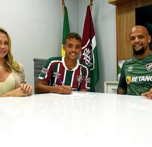 Fluminense assina contrato com filho de Felipe Melo até 2025